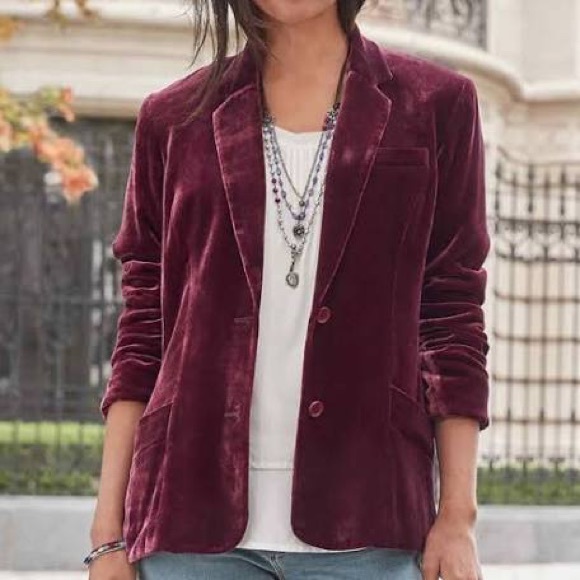 Sundance Jackets & Blazers - Sundance Silk Blend Velvet Velour Blazer